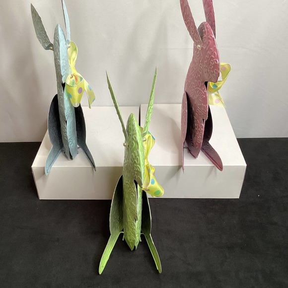 Embossed Metal Rabbits - Picture 2 of 3